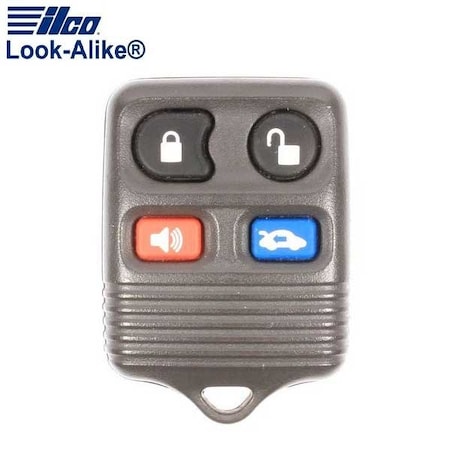 Ilco LAL RKE-FORD-4B2 Ford 4 Button Gray Remote Keyless Entry (CWTWB1U313/CWTWB1U343/CWTWB1U311)  ILCO-AX00014790
